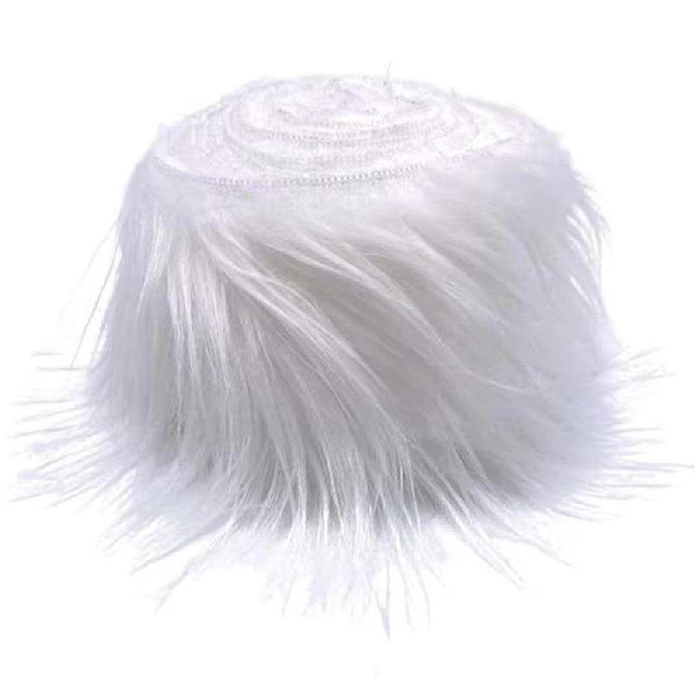 Nadýchaná plyšová lemovací látka DIY dekorace na vánoční stromek stuha vánoční party rekvizity halloweenský kostým