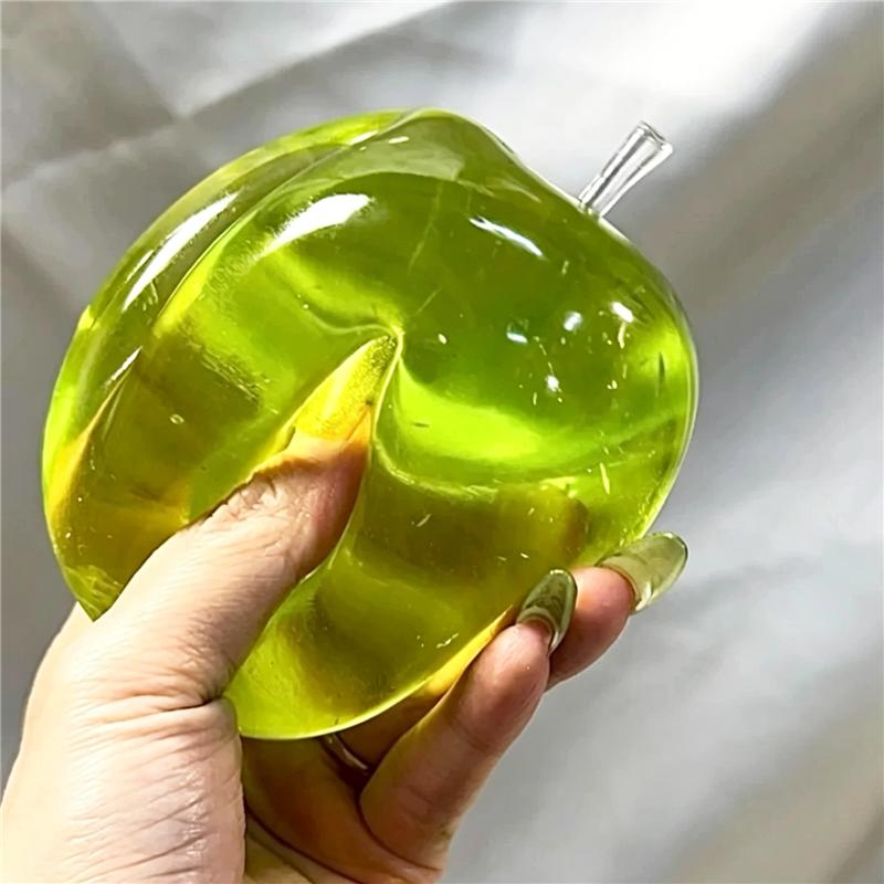 Maltose Coconut Slow-Rebound Green Apple Clear Coconut Stress Pink Blue Ball Toy Maltose Squeeze Toy Anti-Stress Sensory Gift