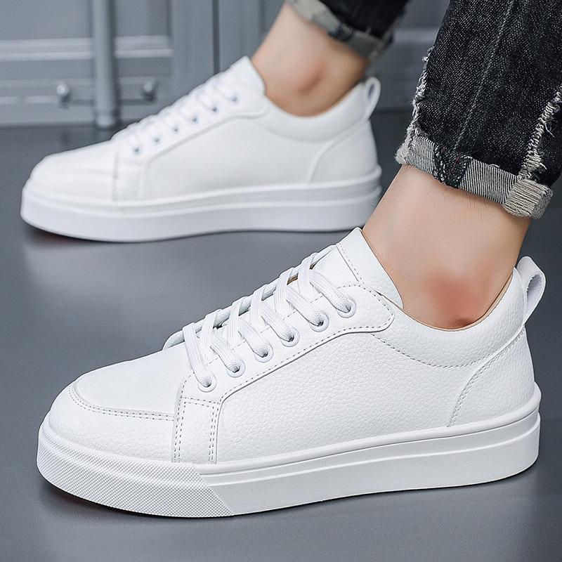 Modă de Toamnă Pantofi Mici Albi Pantofi Casual Pantofi de Skate pentru Bărbați Trend Sportiv Asortare Pantofi pentru Bărbați Confortabili Respirabili Antiderapanți Pantofi de Mers