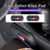Car Knee Leg Protective Pad Foot Armrest Cushion Accessories For Toyota GR Gazoo Racing Sport C-HR RAV4 Avensis Prado Prius TRD