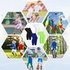 1Pair Kids Long Compression Boys Leg Sleeves Non Slip UV Protection Thigh Calf for Kids Boy Girl Youth Legs Sleeve Running Sport