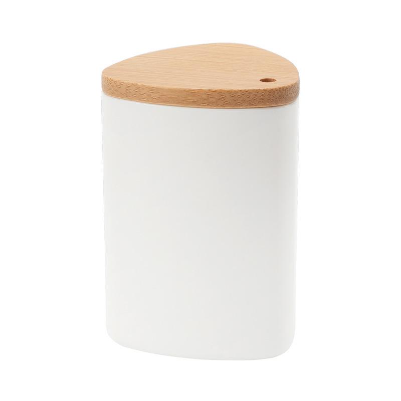 

Nachuan Japanese-Style Minimalist Toothpick Holder with Wooden Lid