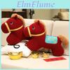 Lucky Horse Plush Toy Pillow For Home Decor And New Year Gift