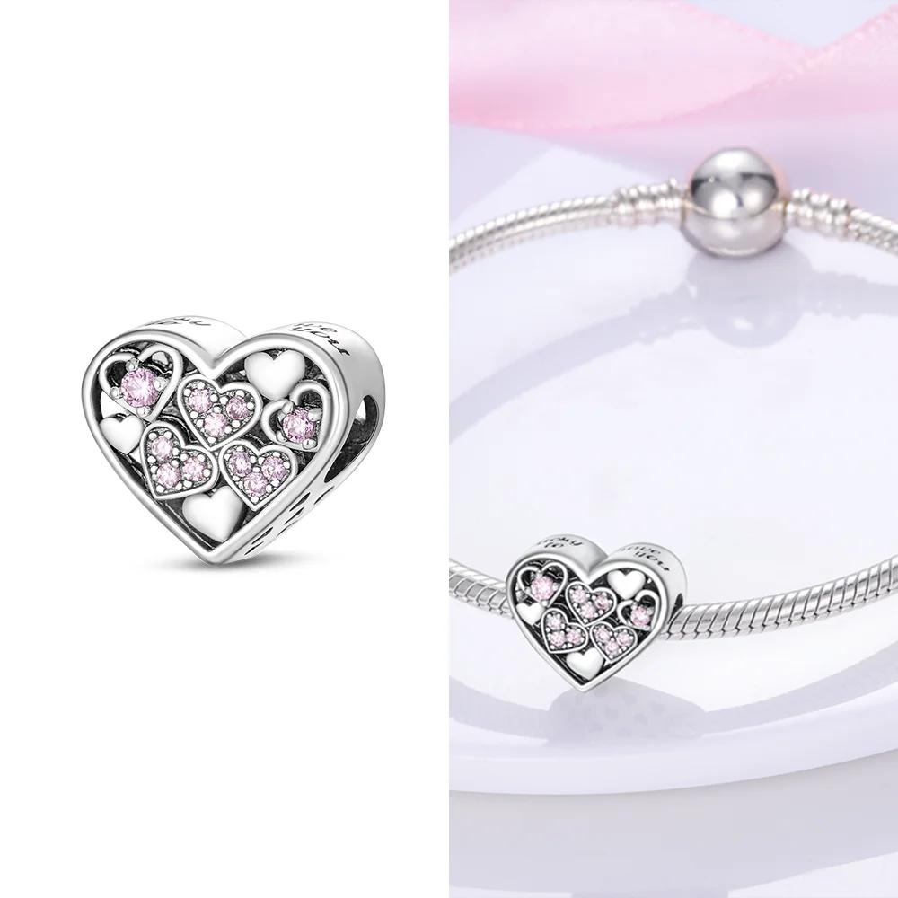 Copper Charms Beads Fit Qikaola Original Blue Zircon Owl Luminous Sea Turtle Octopus Bracelets Diy Birthday Jewelry Gift