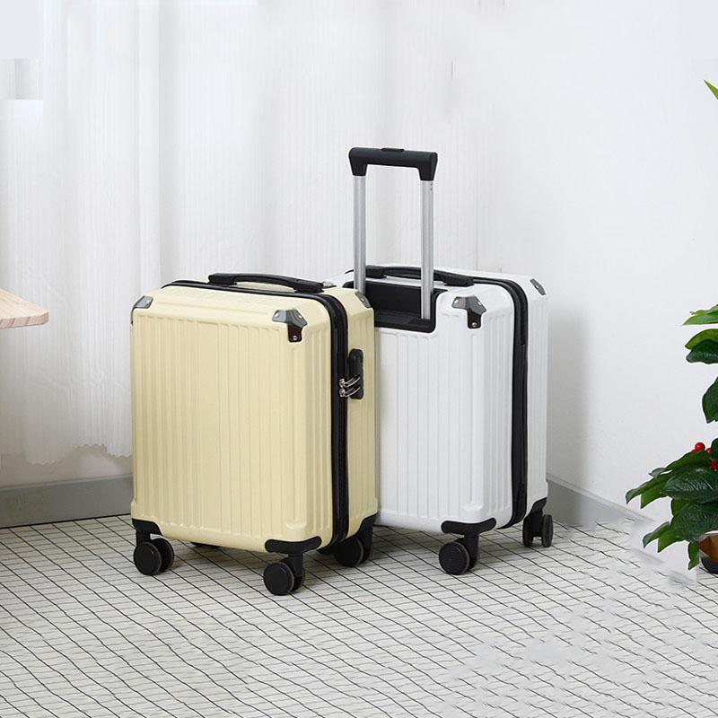 New 20 Inch Boarding Luggage, Small and Lightweight Travel Suitcase, Luggage with Pull Rod, Light Sound Anti-collision Universal Wheel, Password Box