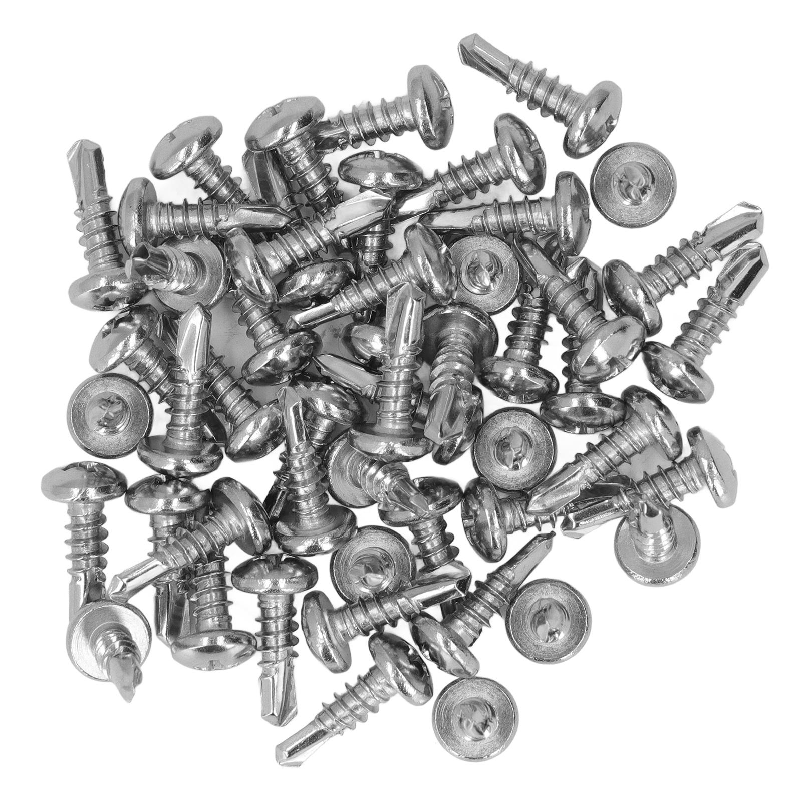 200 шт. Саморез с круглой головкой из нержавеющей стали 304 4,8x16 мм саморезы для поделок своими руками