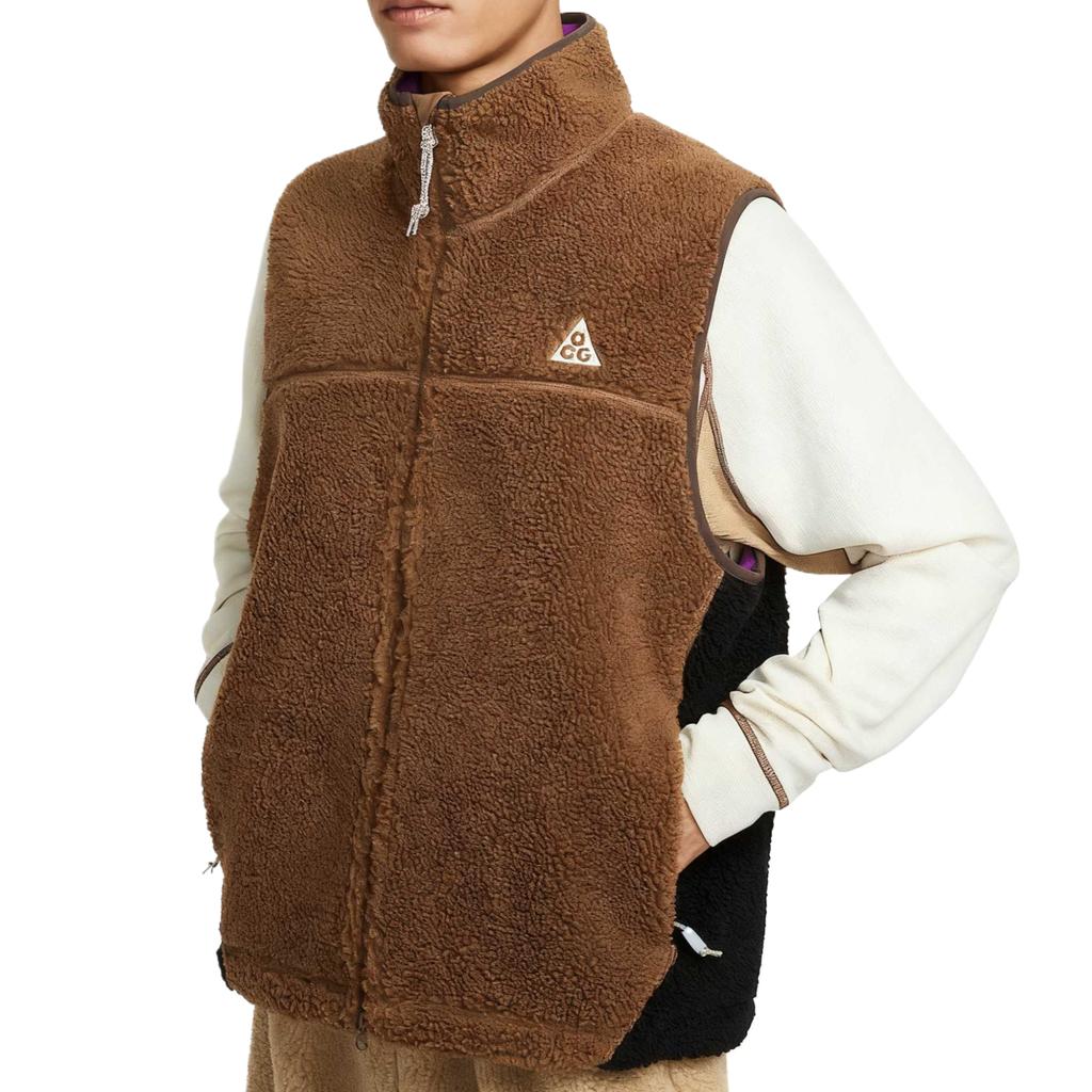 Nike ACG Therma-FIT ADV Comfortable Loose Warm Vest Men Vests Moss-Brown HV1113-235