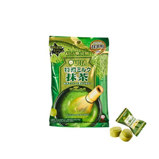 Tokuno Milk Matcha Candy 81g, Korean snacks
