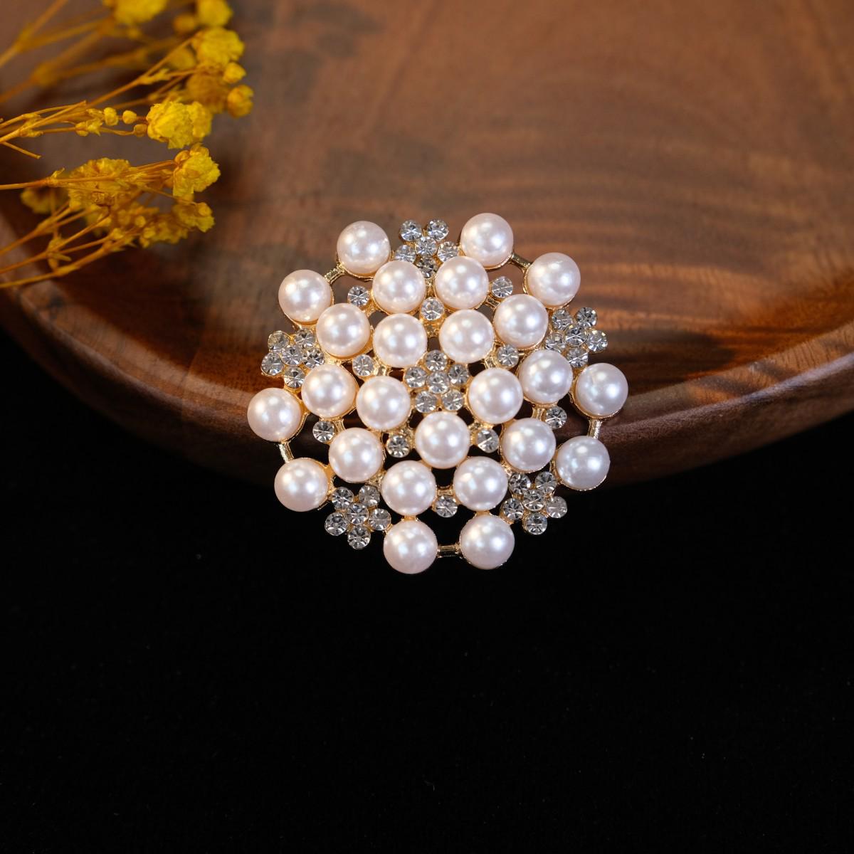 

Универсальная брошь из жемчуга высокого класса - Сплавные аксессуары для корсажа и булавка для воротника от оголения