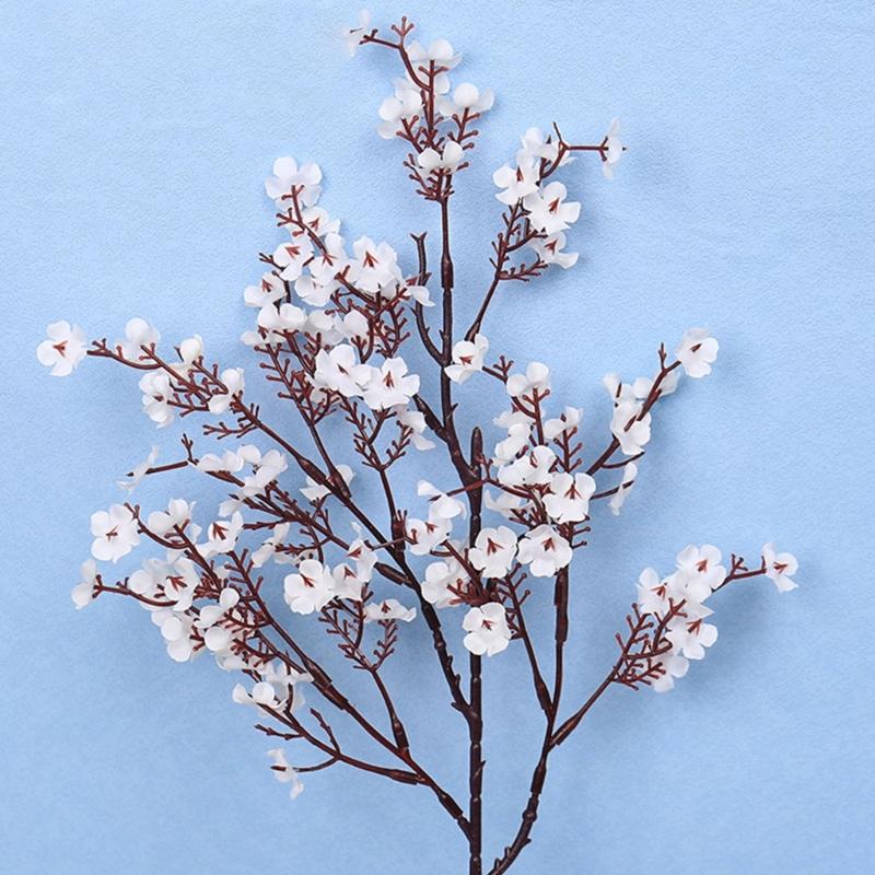 Realistic 50CM Silk and Plastic Gypsophila Flower for Home Decoration and Banquets Artificial Bright Color Blooms