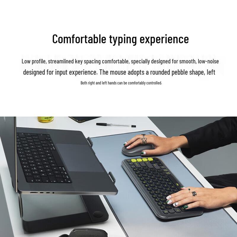 Logitech POP ICON COMBO Wireless Keyboard and Mouse Set