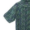 HONOLULU USA silk All-over shell print Short sleeve Aloha shirt S green Men's Used