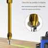 Impact-Resistant Magnetic Phillips Head Drill Bit: Anti-Slip, Super Hard, Torsion-Ready for Woodworking and Electric Screwdrivers