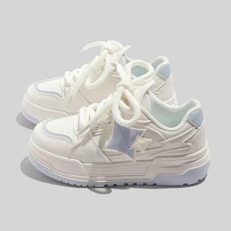 Campus Style Platform Bread Shoes Spring New Chic Niche Student Breathable Leisure Sports Board