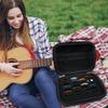 Guitar Pick Holder Case for Fender Dunlop Dunlop Musical Guitar All Pick Storage Box Bag Only D'Addario Instruments, Accessories, Sizes, Pouch, (Dark