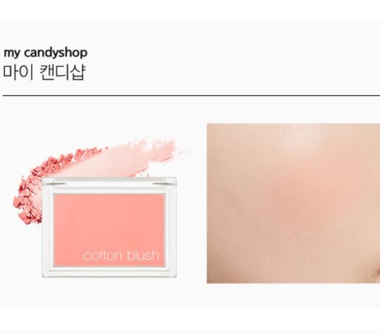 MISSHA Cotton Blusher – Soft Matte Korean Powder Blush (8 Colors)