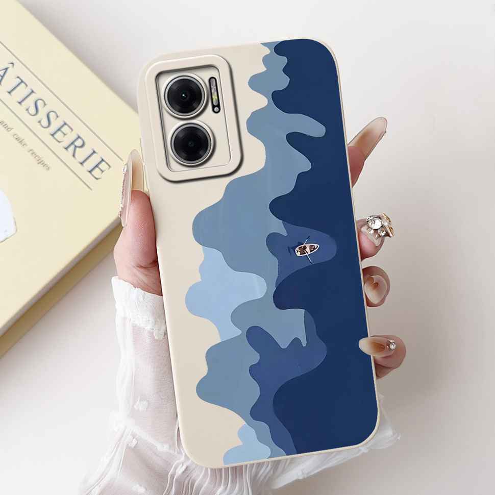 For Xiaomi Redmi Note 11E Case Stylish Art Paint Cover Soft Silicone Phone Case For Redmi Note 11E 11 E Prime 11Prime Back Cover
