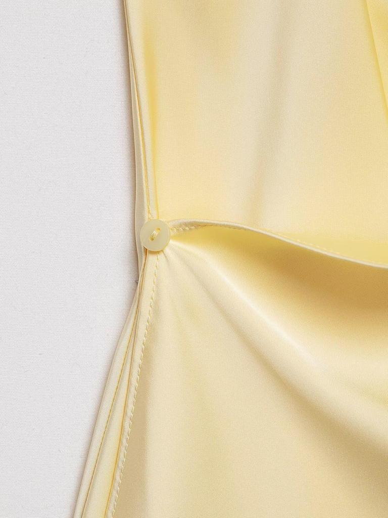 Top bustier en satin de soie mode euro-américain Printemps 2026