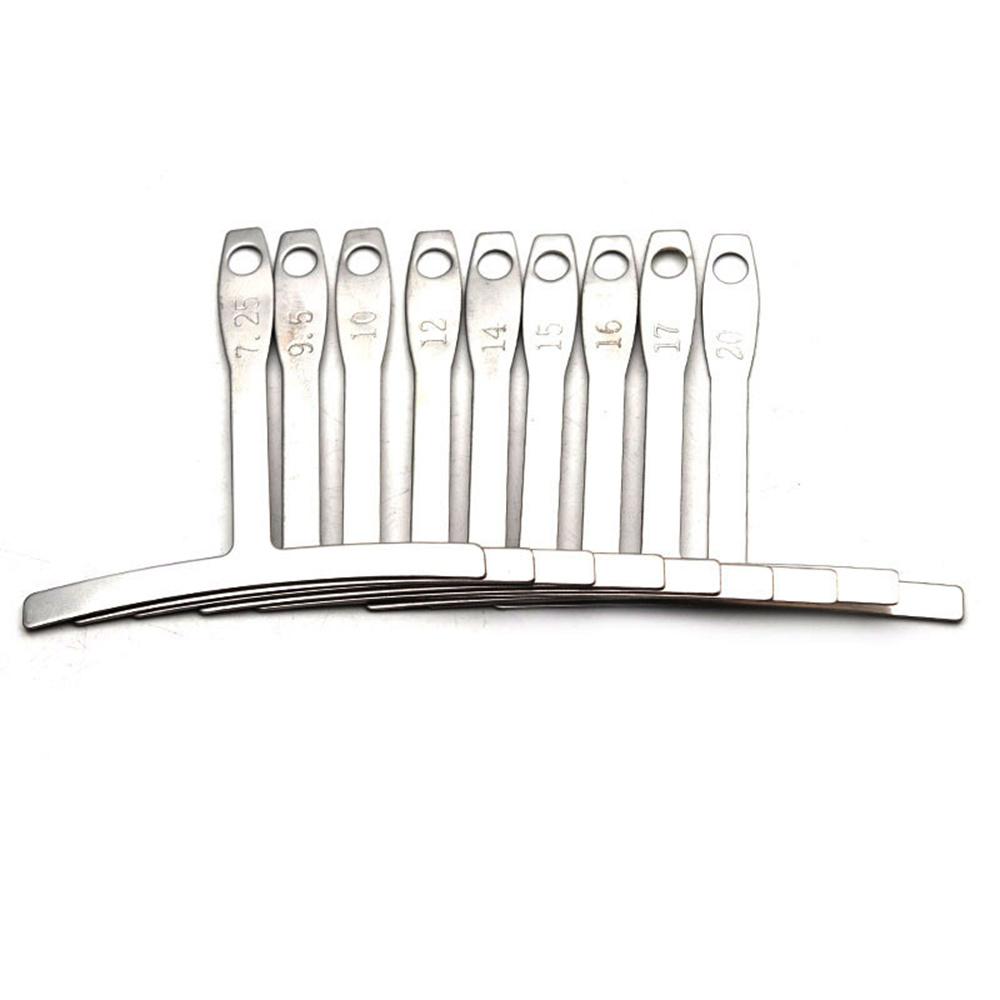 Silver Understring Radius Gauge For Guitar Bass Setup Premium Luthier Tools Kit