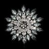 Luxus Damen Mode Blume Brosche Kristall Strass Schmuck für Hochzeit Brosche Party Geschenk