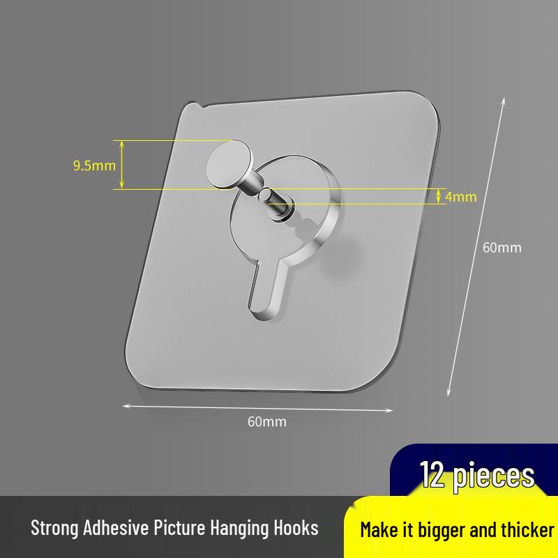 Pengyi No-Punch Hanging Nails for Wedding Photos - Non-Marking Wall-Mounted Picture Frame Hooks