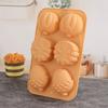 5PS Silicone Baking Mold DIY Pumpkin Nut Leaves Joy of Harvest Fondant Cake Silicone Halloween Art Craft Decorating Tool