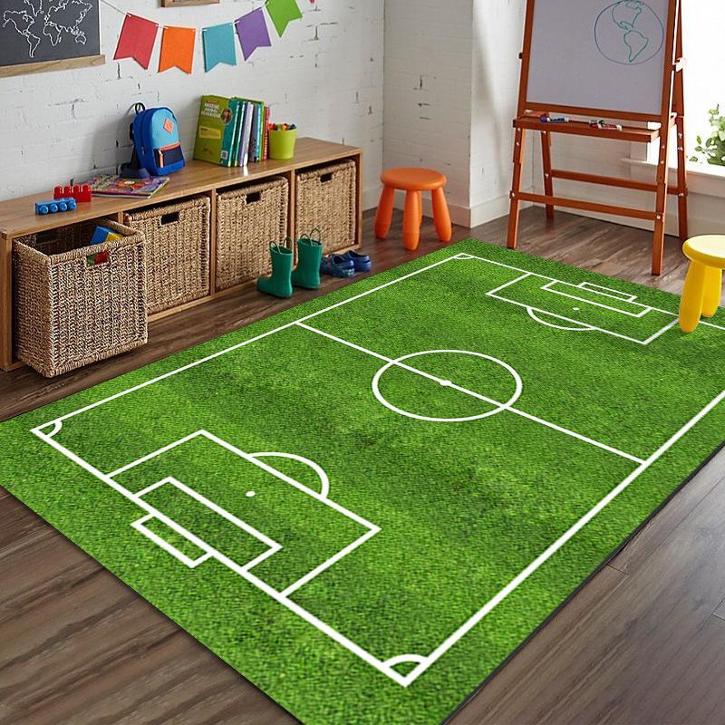 Sports track carpet is wear-resistant, slip-resistant and water-absorbent, suitable for home decoration in living rooms.
