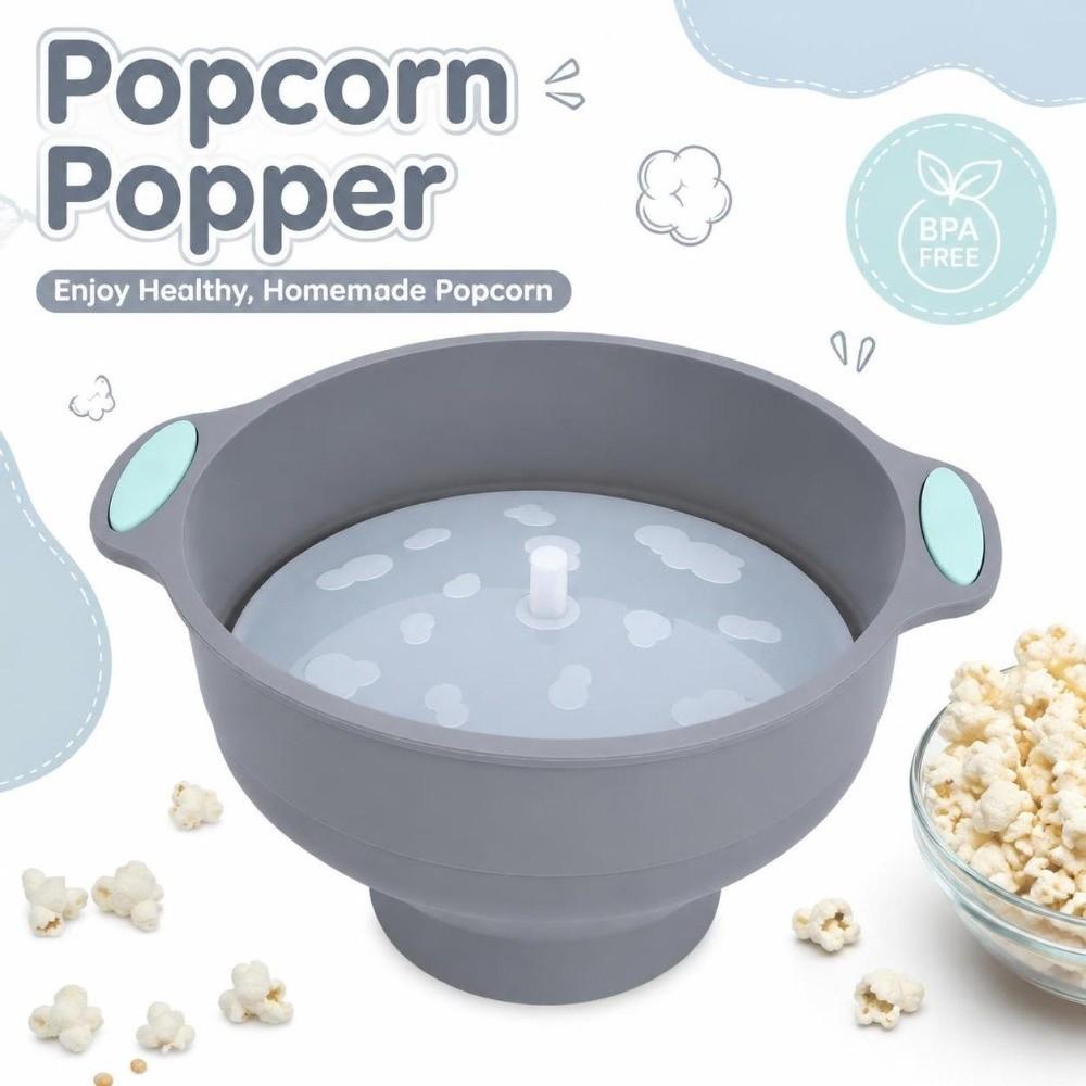 Oil Draining Microwave Popcorn Maker Silicone Baking Tray Durable Cake Mold Oven Air Fryer