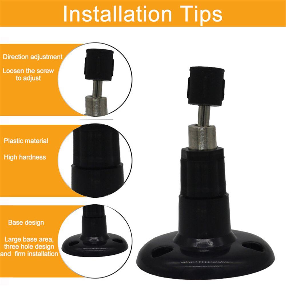 3 Pack New Sturdy Adjustable 360 Degree Wall Bracket Camera Mount Support