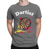 Classic Funny Graphic 100 Cotton Tshirt Darts Dartboard Tops Tees For Unisex