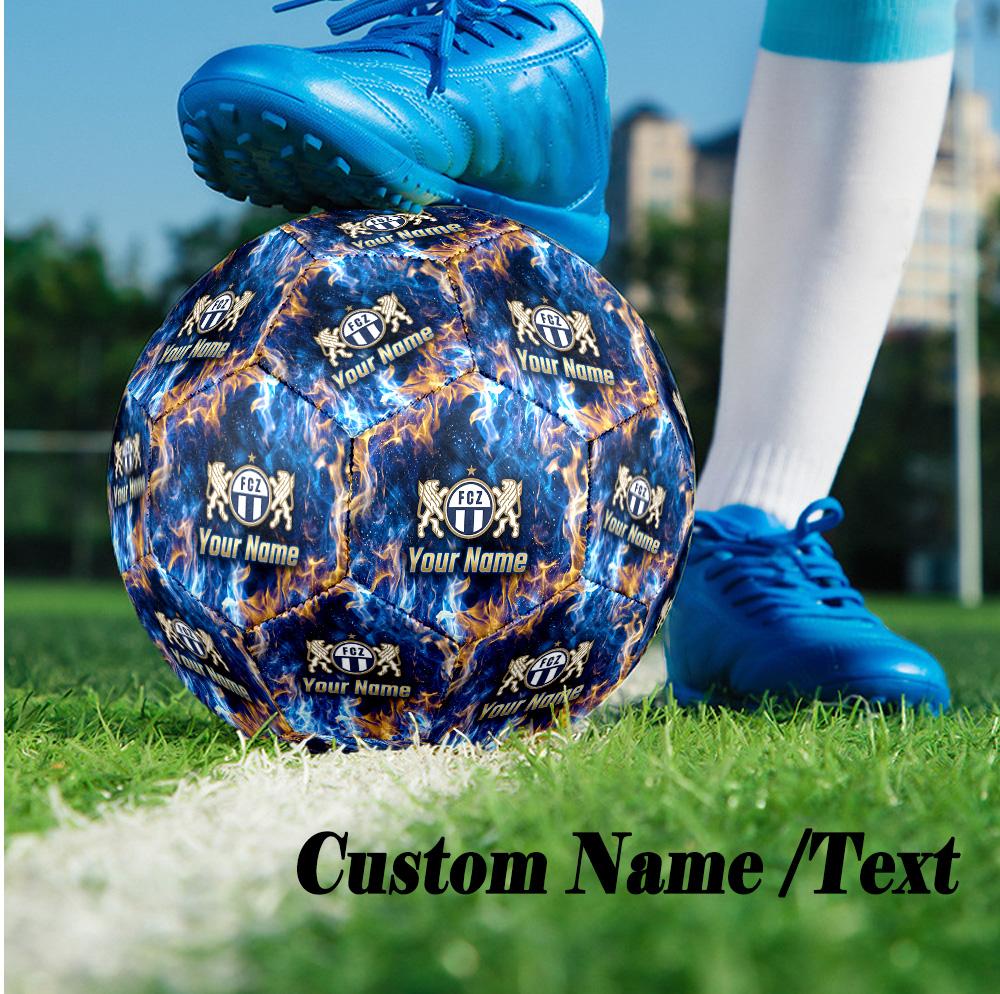 Size 5 Football Custom Name Text, Outdoor Training Soccer BallFC Zürich