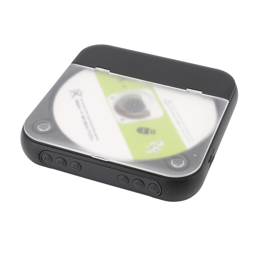 Portable CD Player BT Retro Style Double Speakers Music Player Support CD USB AUX Input for Home Exe