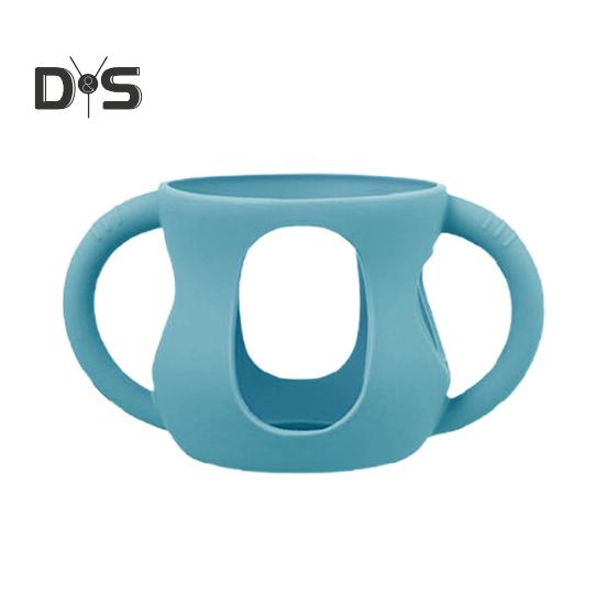 Babyflaskehylse for Philips 4/8 oz glass silikon lett gripehåndtak for fallbeskyttelse Reduser plasteksponering Babyflaskedeksel