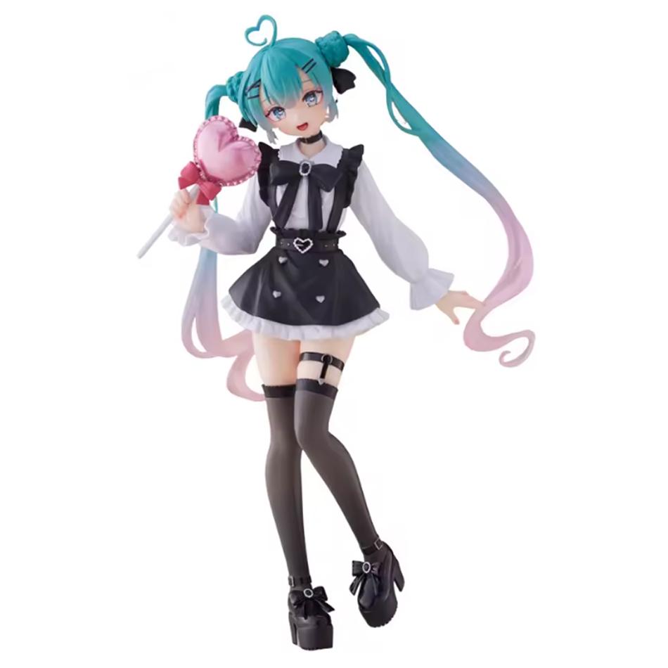 20CM Anime Hatsune Miku X Cinnamoroll Figure Anime Peripheral Collectible Models Decorative Decorations Children Kawaii Gift‘s