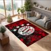 Bayern Munich Theme rug Soft Crystal Velvet Area Rug Non-Slip Floor Carpet for Living Room Bedroom Nursery