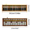 Tragbarer Abakus aus Holz, chinesischer Abakus, Rechner, 13 Spalten, 15 Spalten, 17 Spalten, Zählspielzeug für Kleinkinder, für Kinder