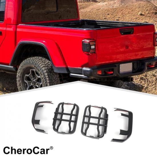 Front Headlight Taillight Guards Cover Protector Trim For Jeep Gladiator JT 20+
