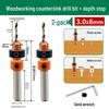 Tapered Countersink Drill Bit with Round Shank for Screw Installation and Woodworking Hole Opening
