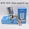 1.0/1.3/1.5/1.8mm High Quality W101 High Pressure Spray Gun 400CC Large Capacity Plastic Pot Spraying Equipment