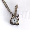 Vintage robot shape Arabic numerals round dial quartz pocket watch pendant decorated with cute keychain bag charm for a party