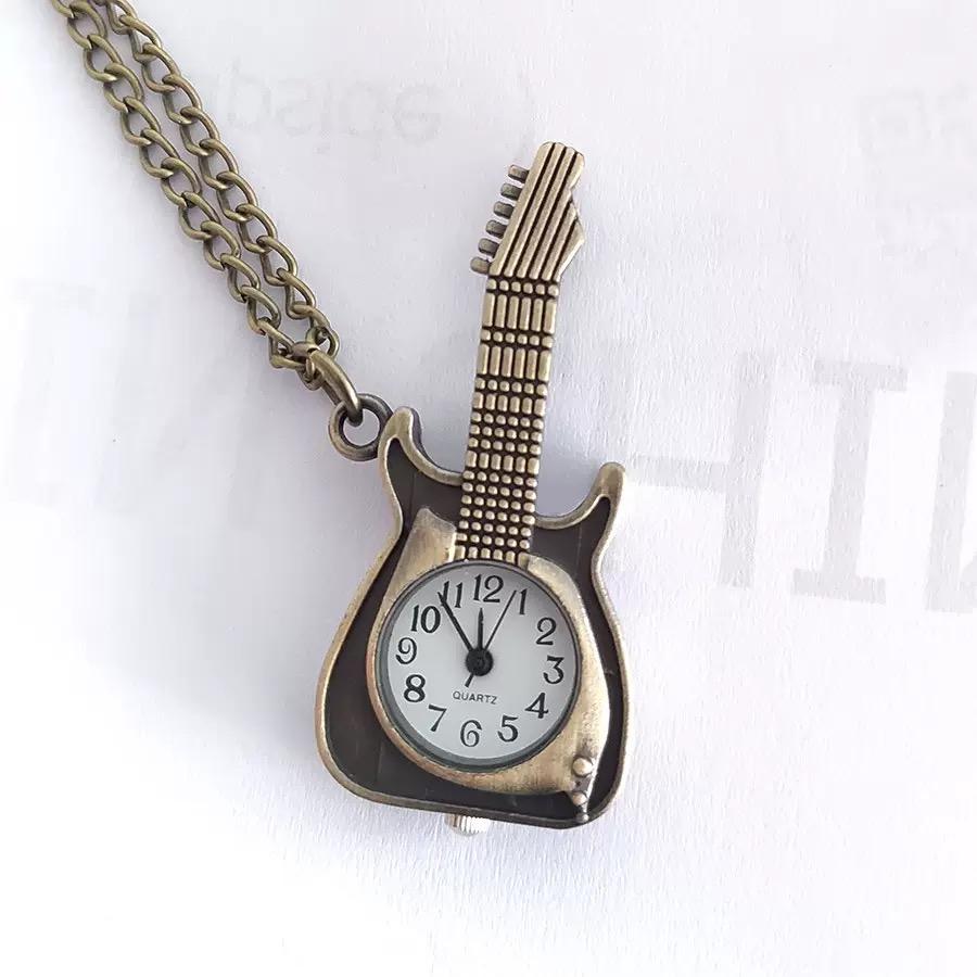 XIAOMI Vintage robot shape Arabic numerals round dial quartz pocket watch pendant decorated with cute keychain bag charm for a party