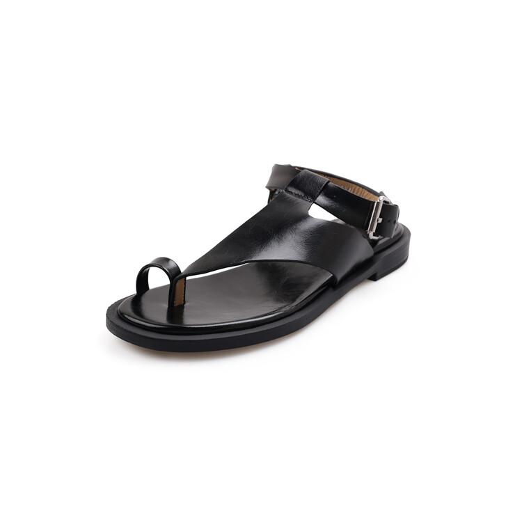 Fashion 2025 New Summer Women Modern Flat Sandals Gladiator Shoes for Women Pinch Toe Flat Heels Ladies Shoes Fashion Flats