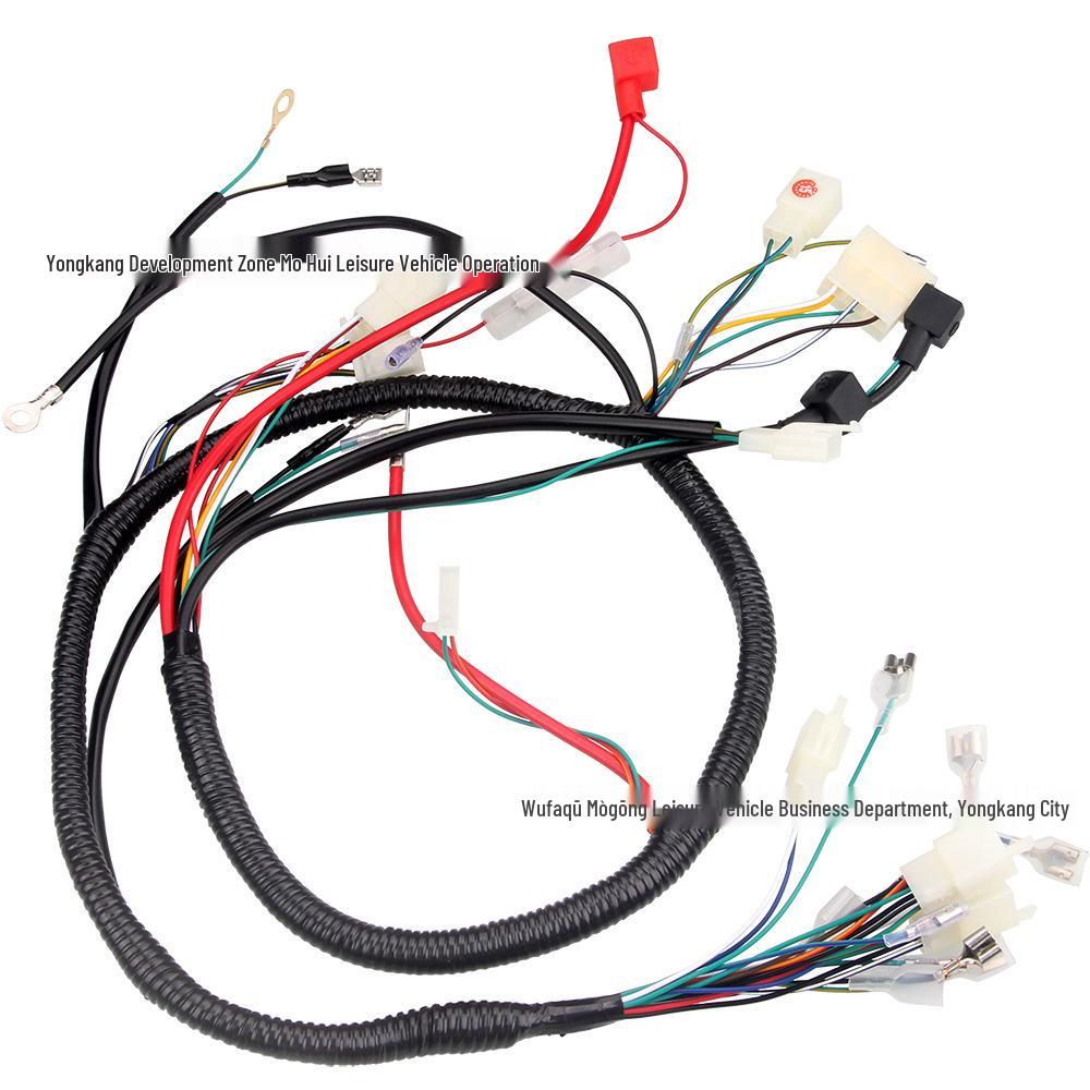 ATV Beach Car 125-250CC Quad Wiring Harness Assembly - Four-Wheeled Motorcycle Accessories Hybrid Model