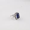 Blue Sapphire Gemstone 925 Sterling Silver Handmade Jewelry Partywear Ring, September Birthstone Jewelry, Anniversary Gift For Her RR-74-3