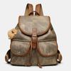Vintage Color Block Backpack Women's Lightweight Backpack