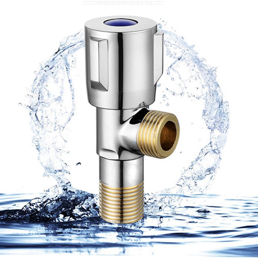Buy Copper Angle Stop Valve Hot and Cold Water Stop Valve Quick Open Faucet Valve for Bathroom