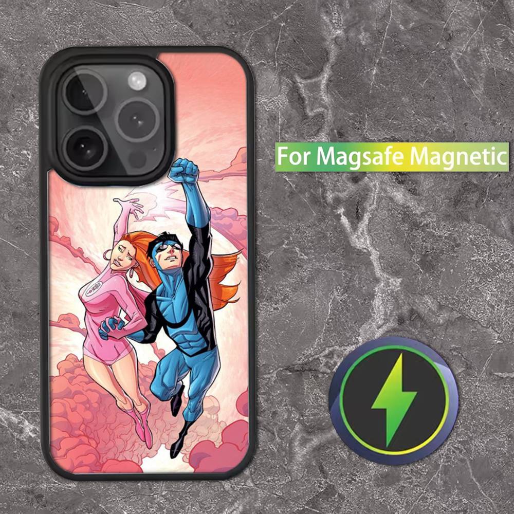 Invincible Mark Atom Eve Phone Case For iPhone 16,15,14,13,12,11,Pro,Max,Plus,Mini,SE Magsafe Magnetic Wireless Charging