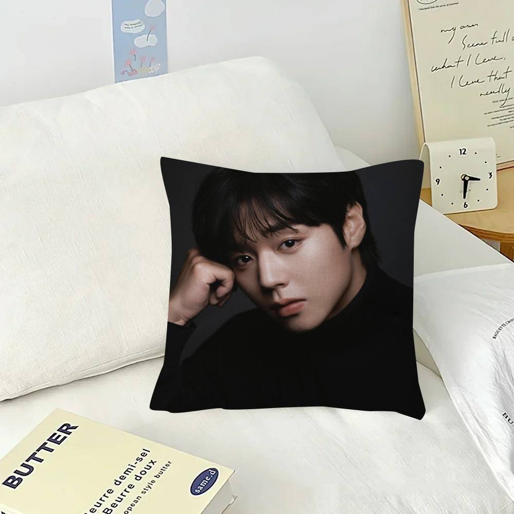 Korean Idol P-Park Ji-Hoon  Cushion Cover Inches Farmhouse Decor Home Throw Pillow Covers for Couch Decorations