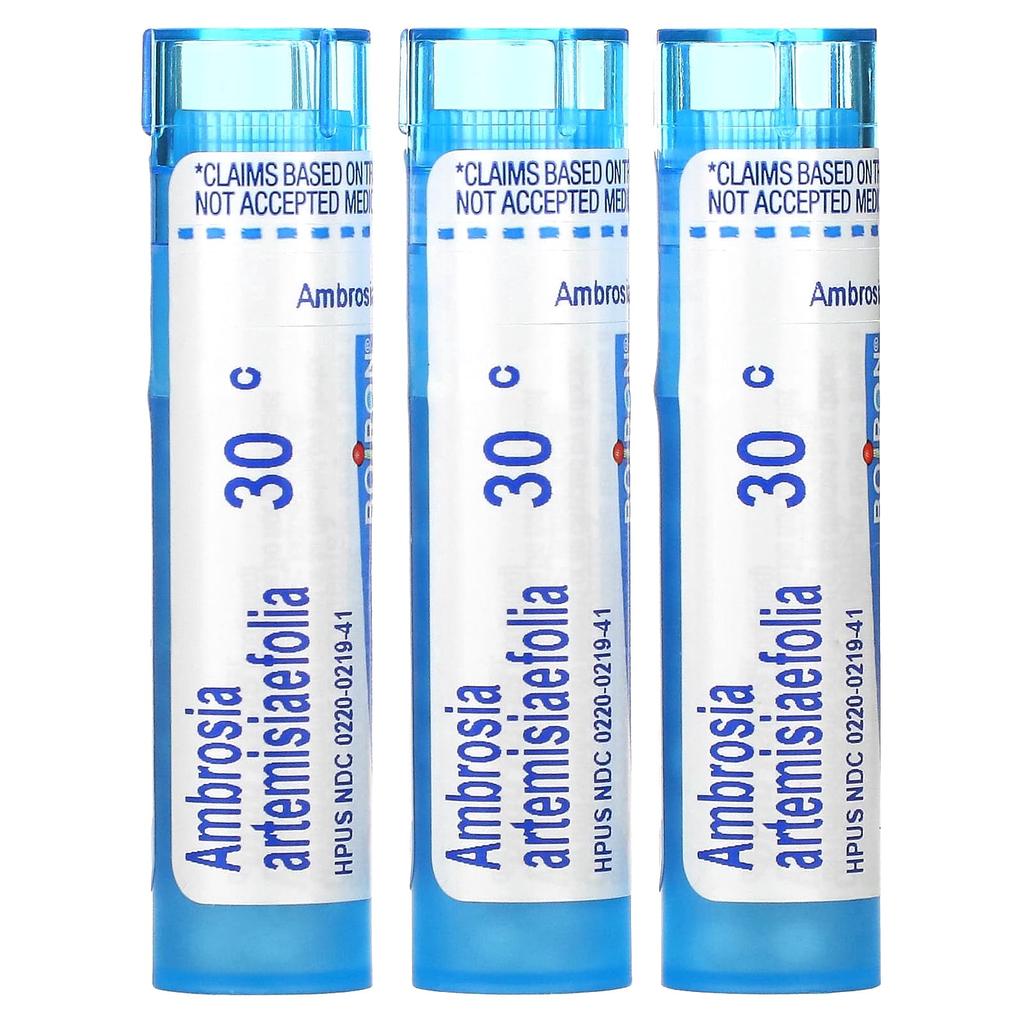Ambrosia, Ragweed Allergy Relief, Dissolvable Pellets, 3 Tubes, 80 Pellets Each