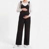 Maternity High-Waisted Wide-Leg Trousers With Belly Support Comfortable Loose Fit Pregnancy Daily Wear